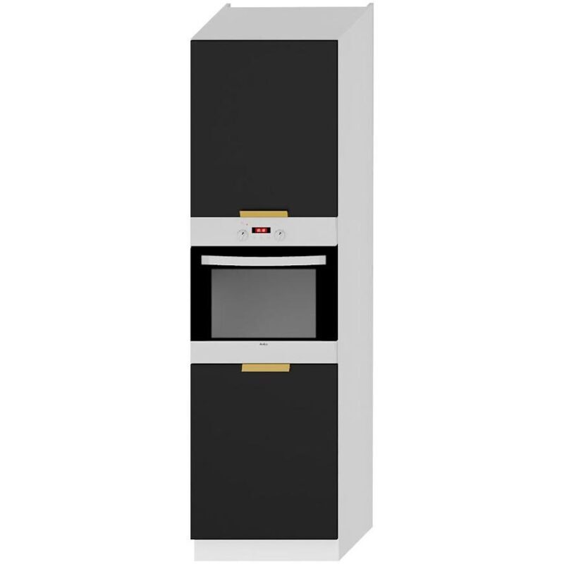 Kuchyňská Skříňka Denis D60pk 2133 Pl černá mat continental/bílá