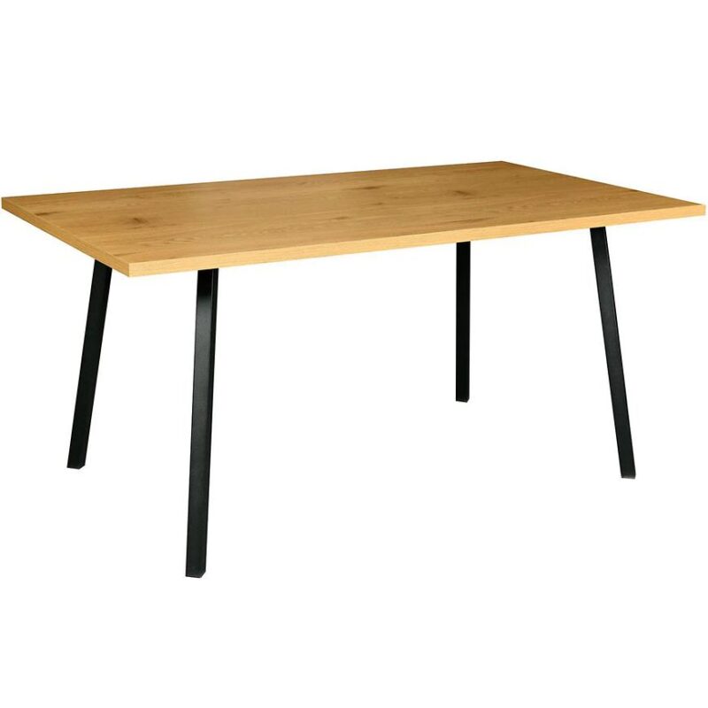 Stůl Cenny divoký dub/černý mat